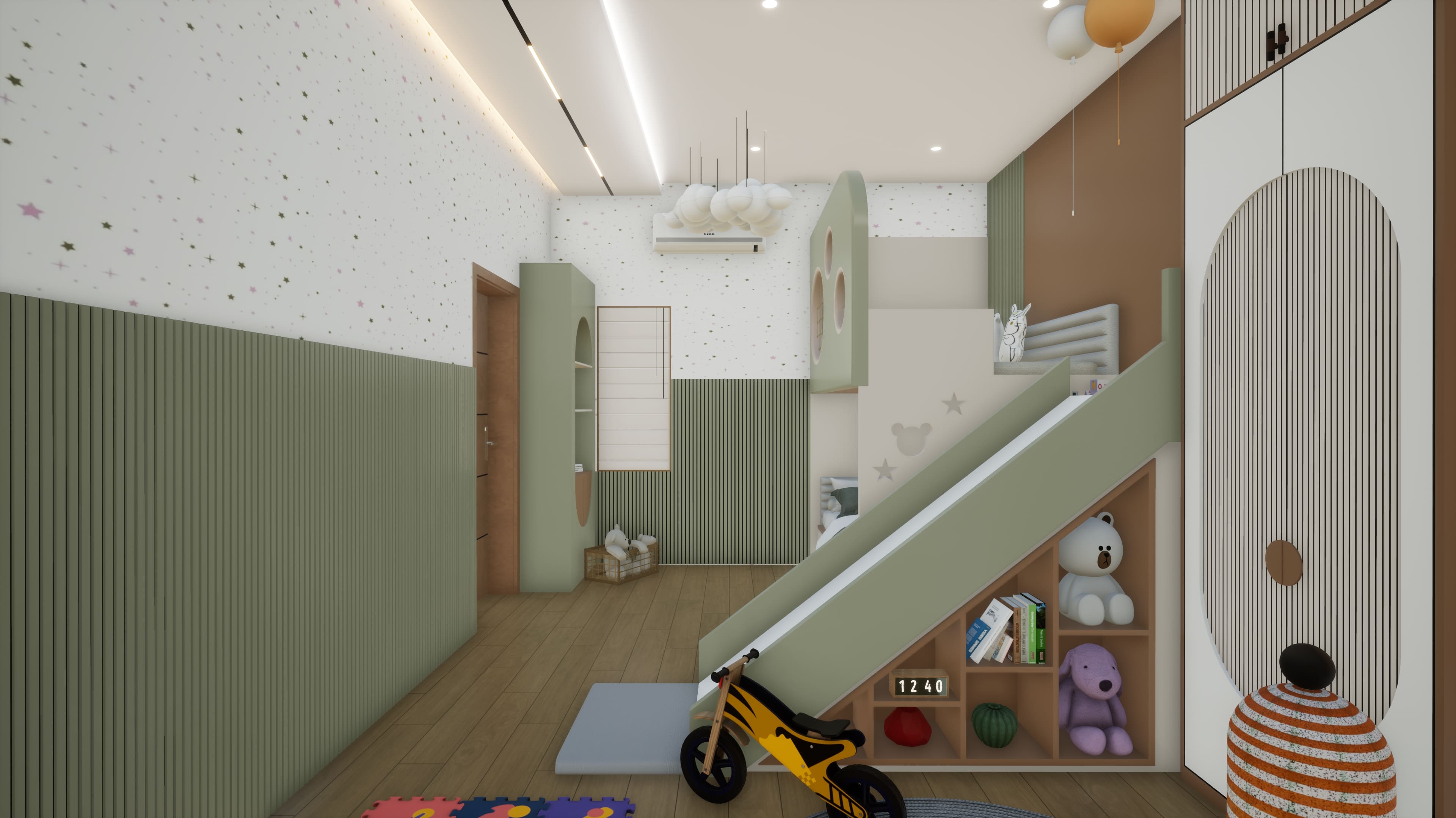 Modern Kids Bed Room